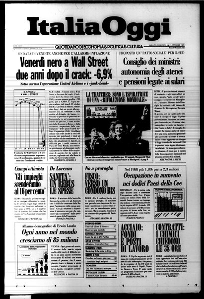 Italia oggi : quotidiano di economia finanza e politica